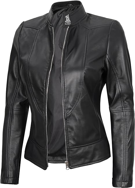 Women Black Leather Jacket
