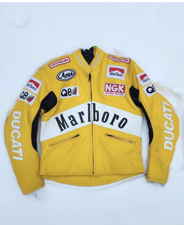 leather marlboro jacket​