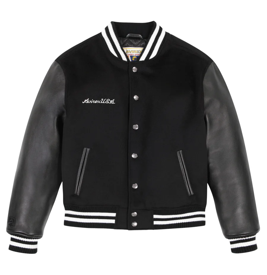 black avirex jacket
