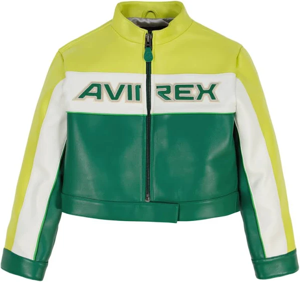 Avirex Ladies Cropped Leather Jacket