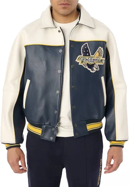 avirex leather bomber jacket