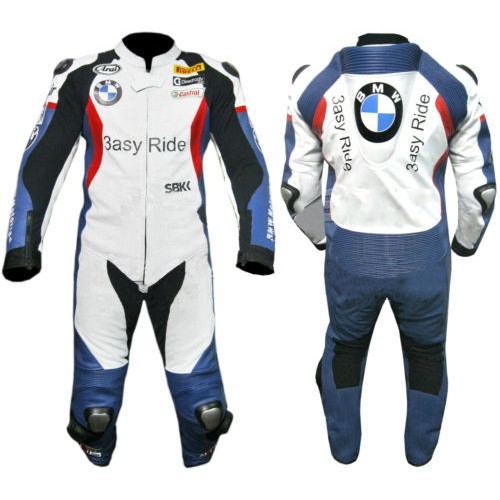 BMW Motorbike cowhide Leather Suit