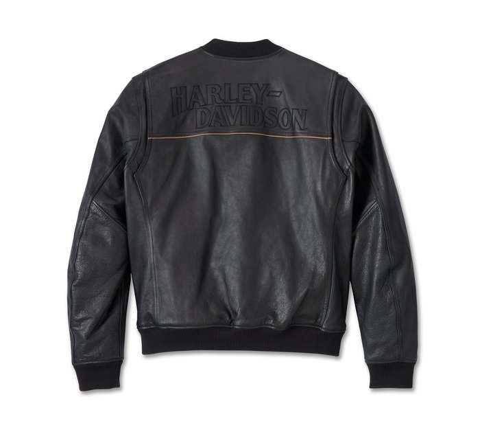 Harley Davidson Men's Bomber Leather Jacket