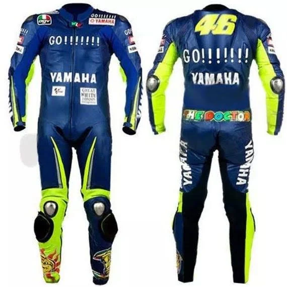 Yamaha Racing Leather Motorcycle Suit