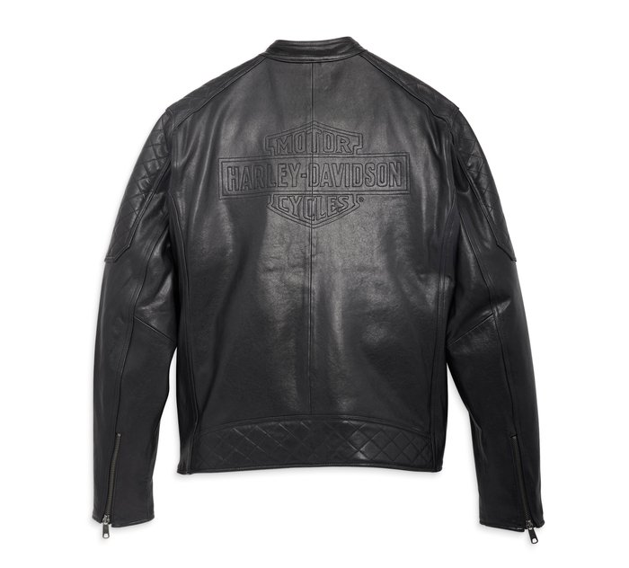 Men’s Mechanic Leather Jacket – Durable Harley-Davidson Style - Image 2