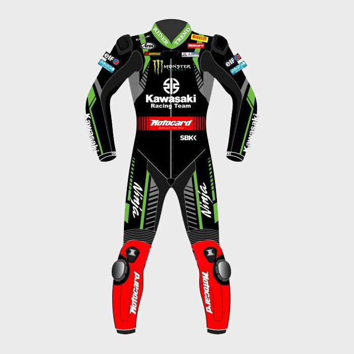 Kawasaki Leather motorbike suit