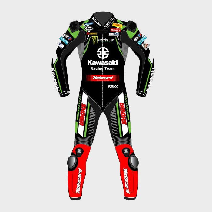 Kawasaki CE-certified motorcycle suit