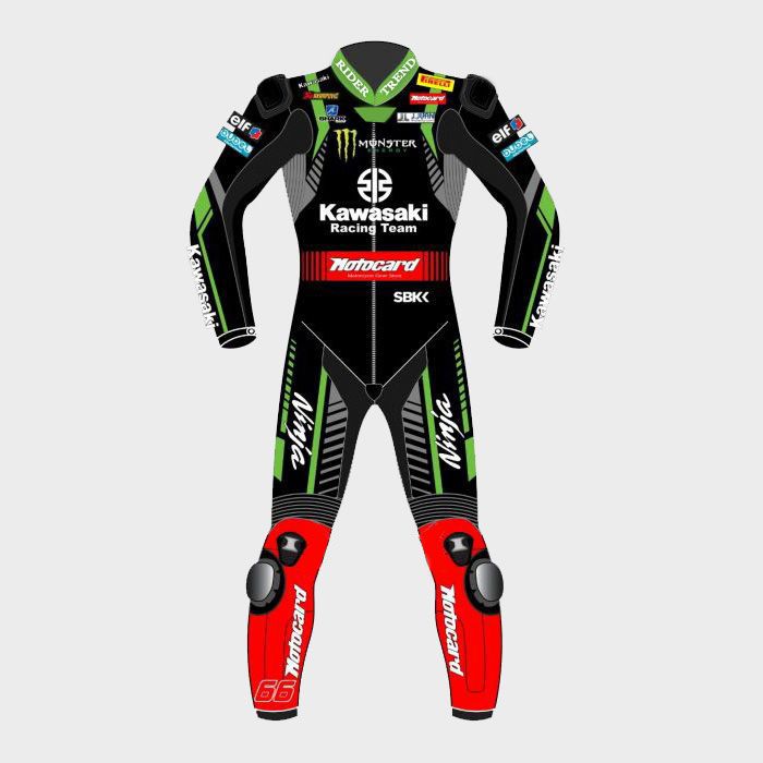 Kawasaki Ninja Motorcycle leather suit