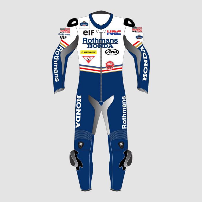 Rothmans Honda leather suit